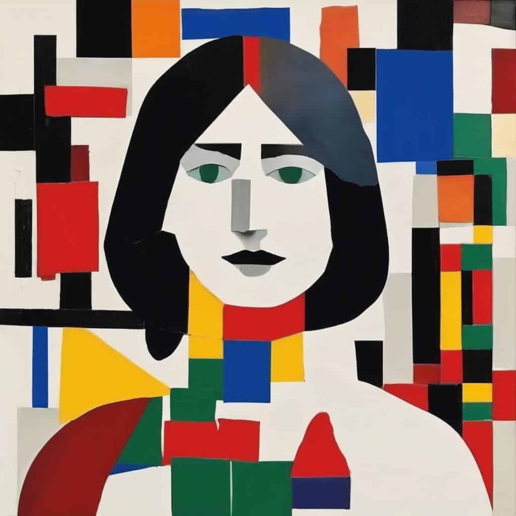 Ζωγραφική αφηρημένη τέχνη με γεωμετρικά σχήματα και ρευστότητα, εκφραστικότητα και δυναμικότητα, Ο Ρυθμός στο Χάος της Μορφής.